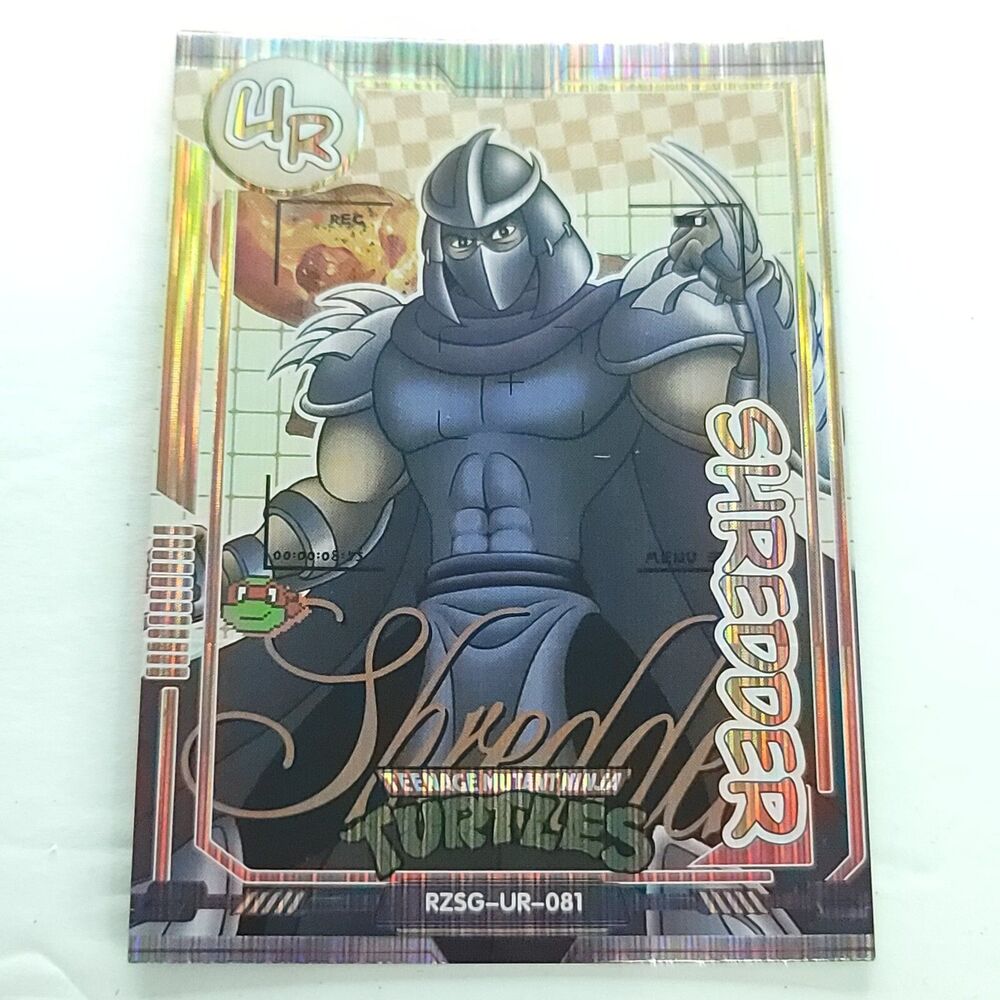 Shredder Rise Of The Teenage Mutant Ninja Turtles Trading Card TMNT UR-081
